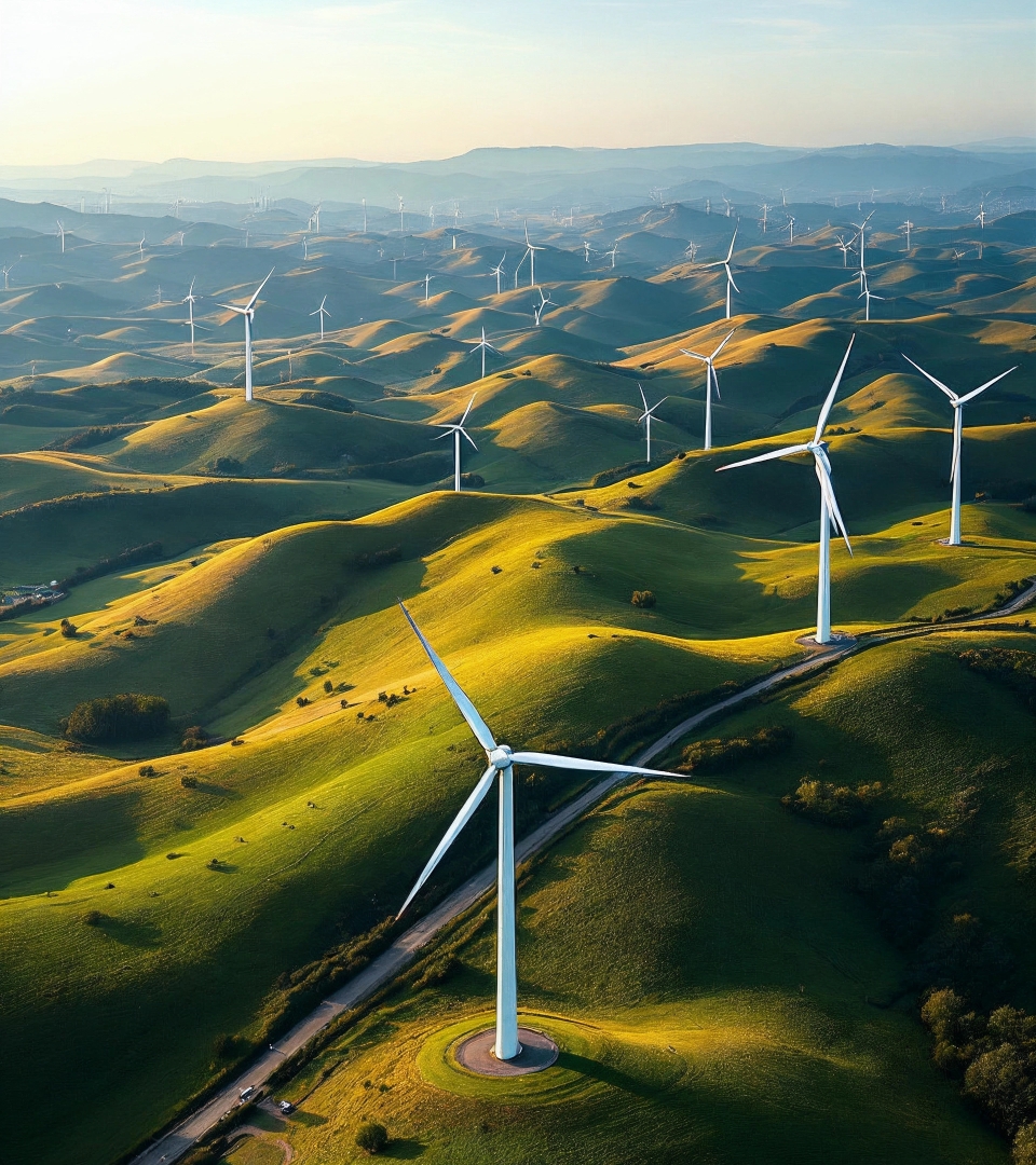Windpark - nachhaltige Energieversorgung